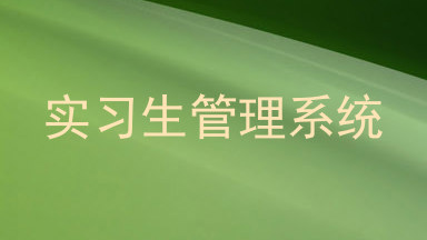 实习生管理系统