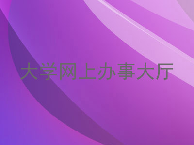 大学网上办事大厅