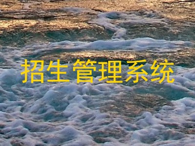 招生管理系统