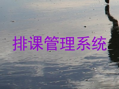 排课管理系统