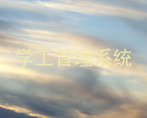 学工管理系统