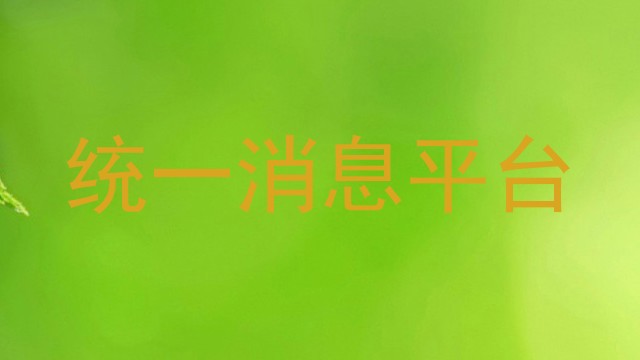统一消息平台