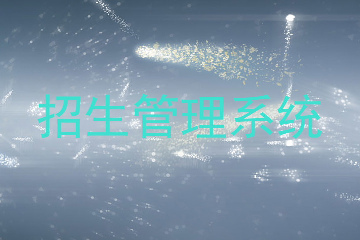 招生管理系统