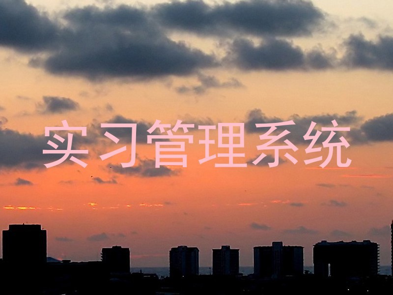 实习管理系统