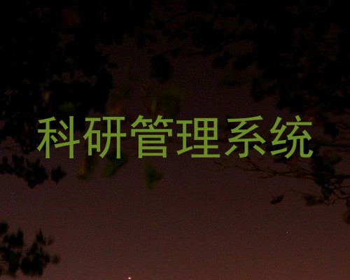 科研管理系统