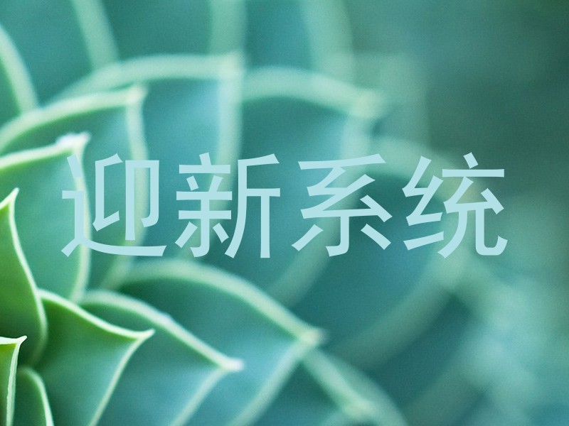 迎新系统