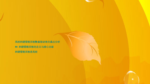 高校科研管理系统数据驱动优化痛点分析
## 科研管理系统的定义与核心功能
科研管理系统是高校