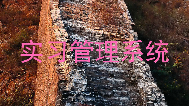 实习管理系统