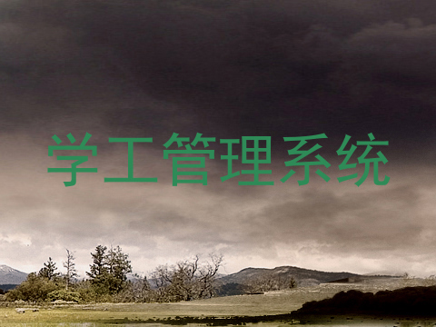学工管理系统