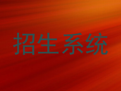 招生系统