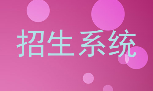 招生系统