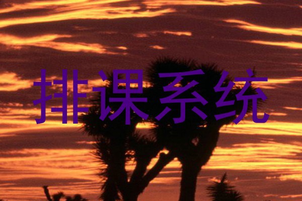 排课系统