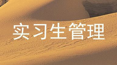实习生管理