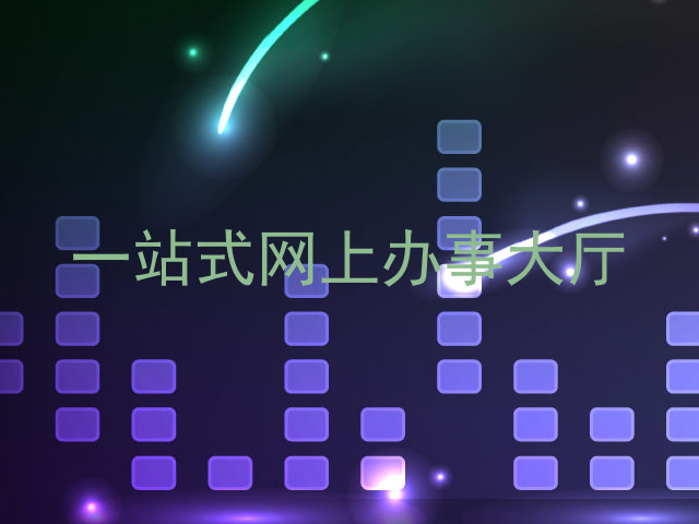 一站式网上办事大厅