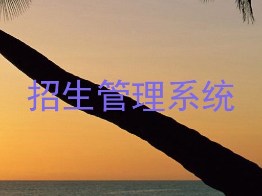 招生管理系统