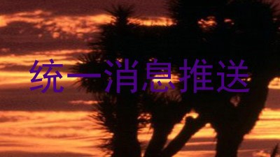 统一消息推送