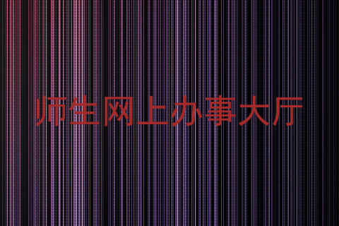 师生网上办事大厅