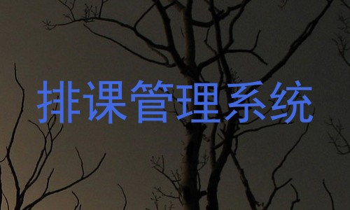 排课管理系统
