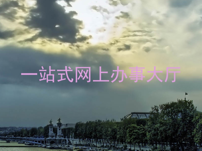 一站式网上办事大厅