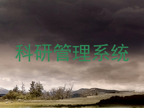 科研管理系统