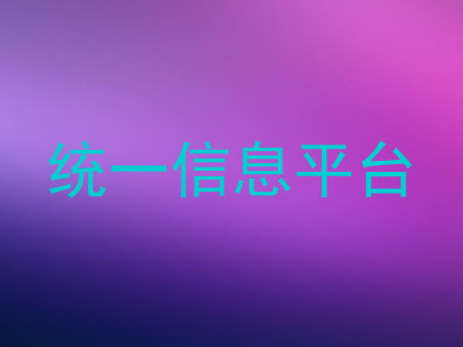 统一信息平台