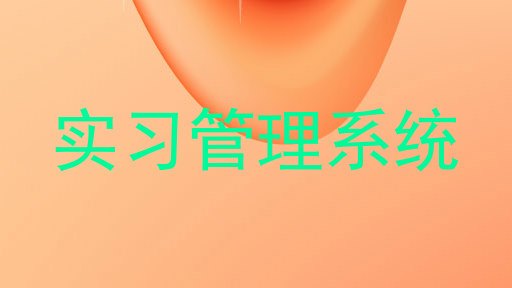 实习管理系统