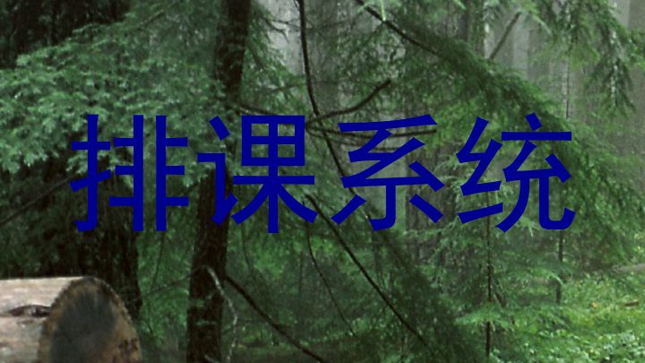排课系统