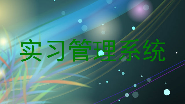 实习管理系统