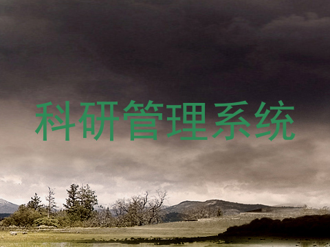 科研管理系统