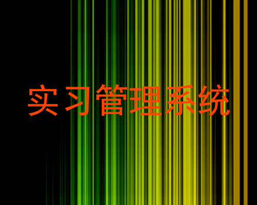 实习管理系统