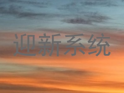 迎新系统