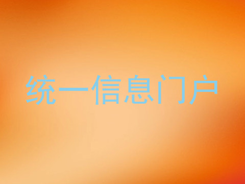 统一信息门户