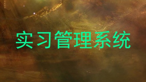 实习管理系统