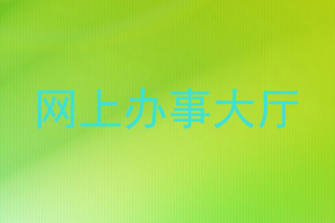 网上办事大厅