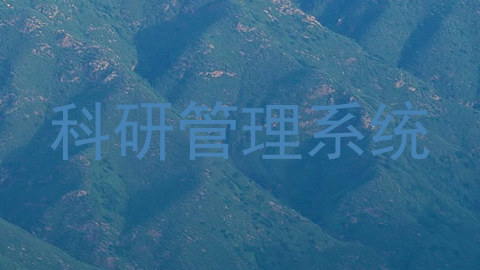 科研管理系统