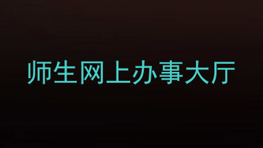 师生网上办事大厅