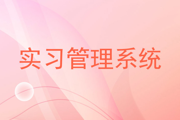 实习管理系统