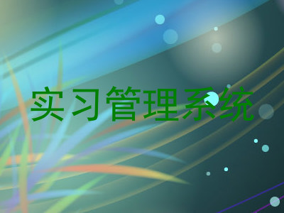 实习管理系统