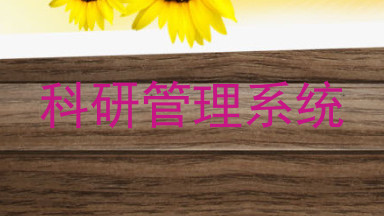 科研管理系统