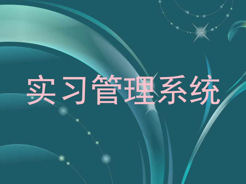 实习管理系统