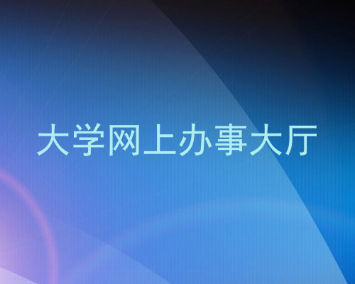 大学网上办事大厅
