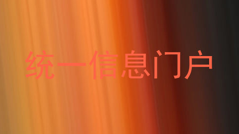 统一信息门户