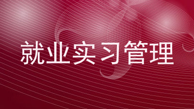 就业实习管理