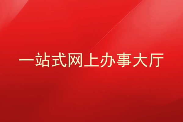 一站式网上办事大厅