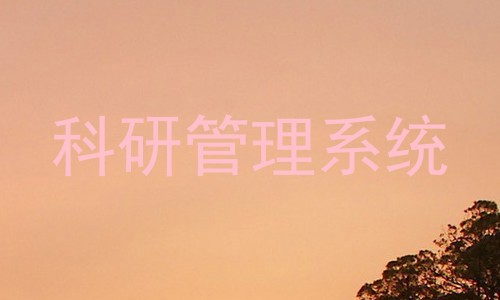 科研管理系统