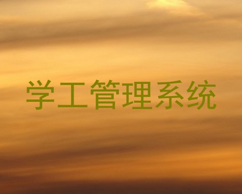 学工管理系统