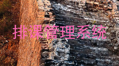 排课管理系统