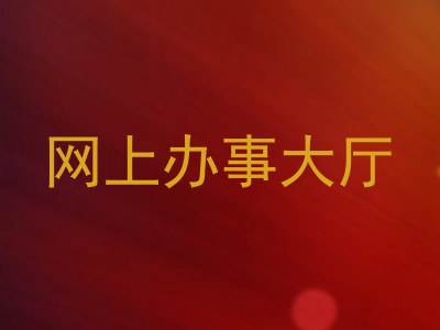 网上办事大厅