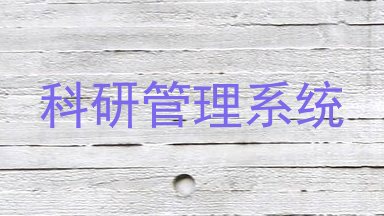 科研管理系统