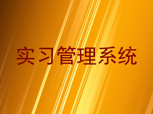 实习管理系统